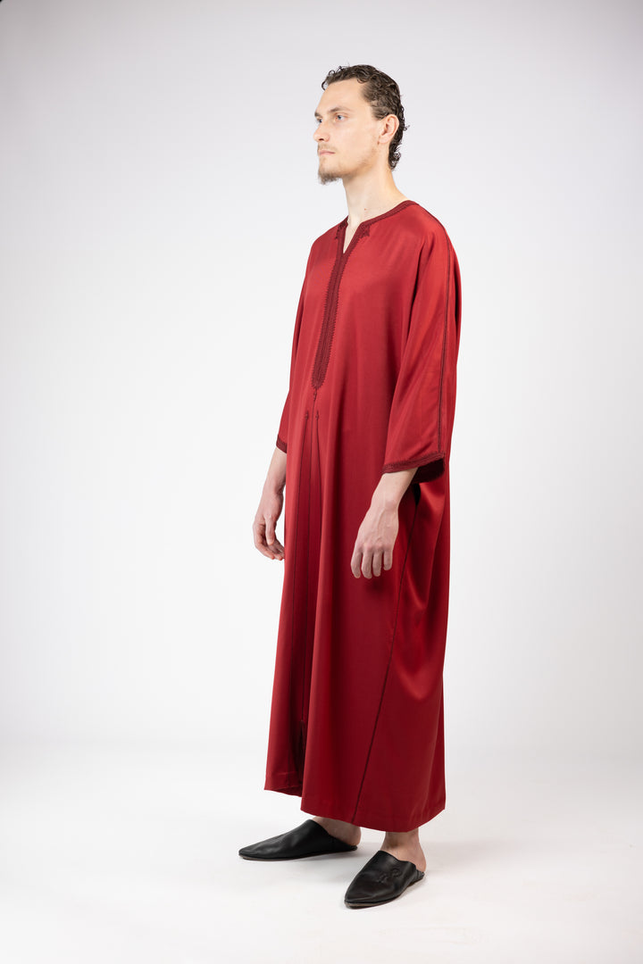 Gandora Gabardine Red Side Shot 1