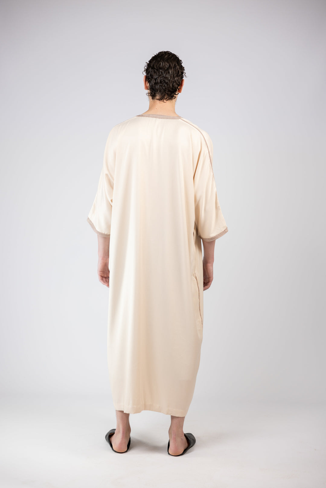 Gandora Gabardine Beige Back Shot